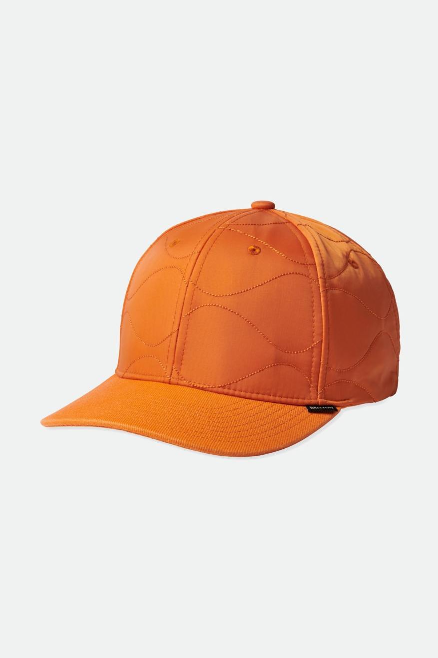 Men's Brixton Abraham NetPlus MP Tactical Hat Caps Orange | 0416FSYBT