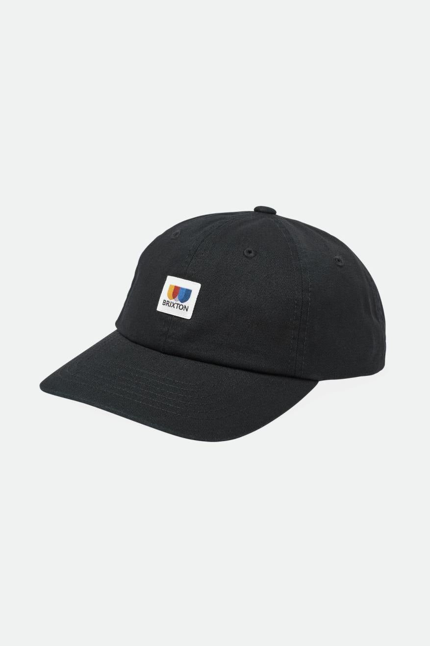 Men's Brixton Alton LP Cap Caps Black / White | 9153SHWTQ