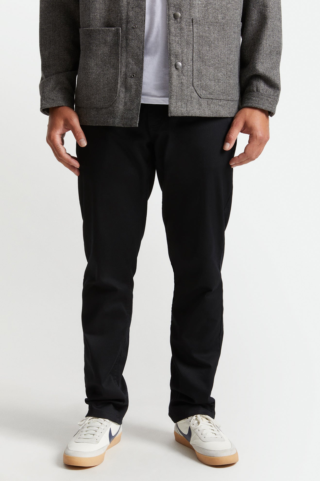 Men's Brixton Choice Chino Pants Black | 4630YCROG