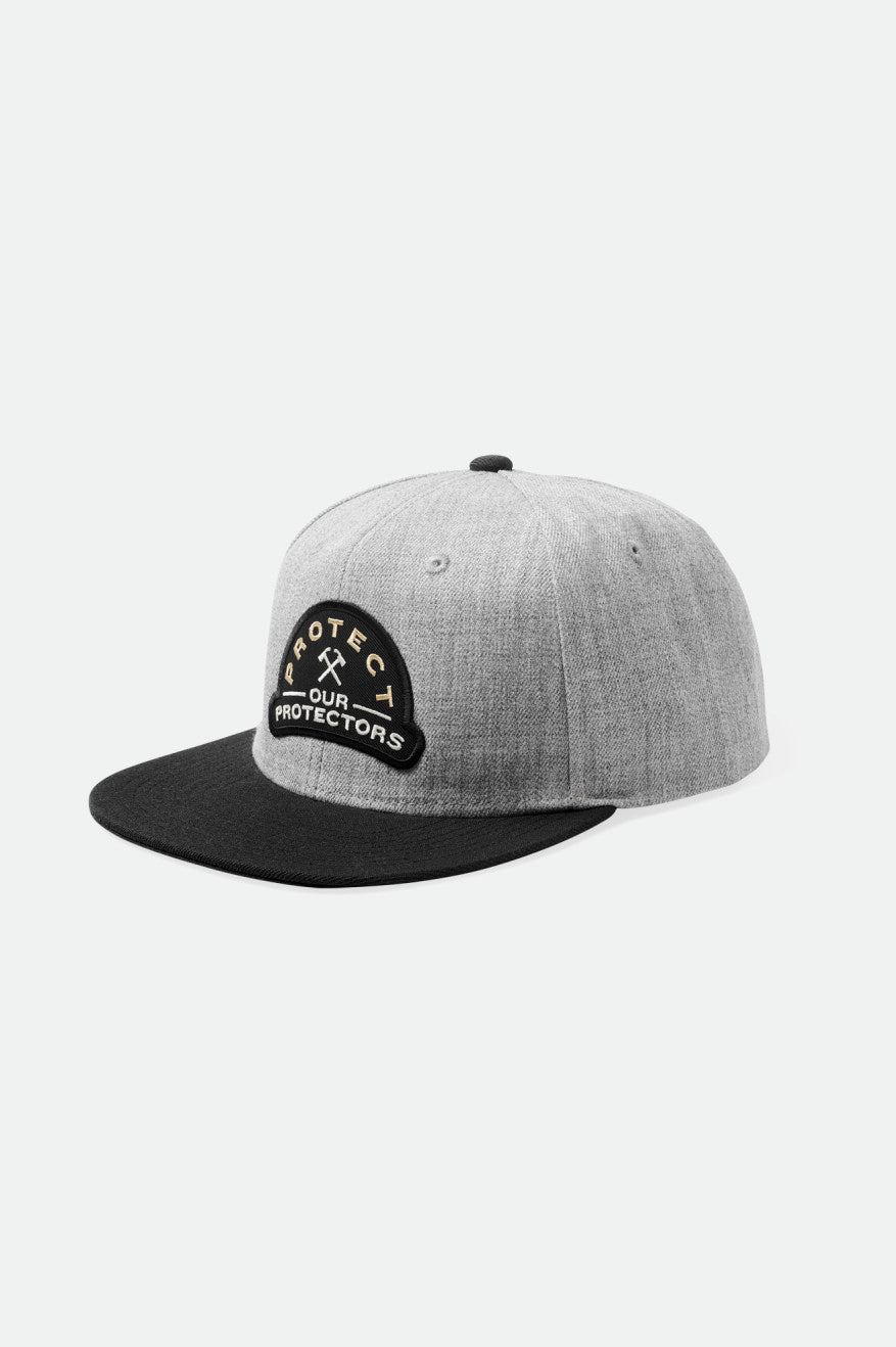 Men's Brixton Coors Protector MP Caps Light Grey / Black | 2407ZDSHC