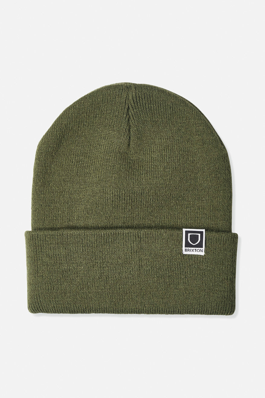 Men's Brixton Harbor Beta Watch Cap Beanie Olive | 0193GDLYX