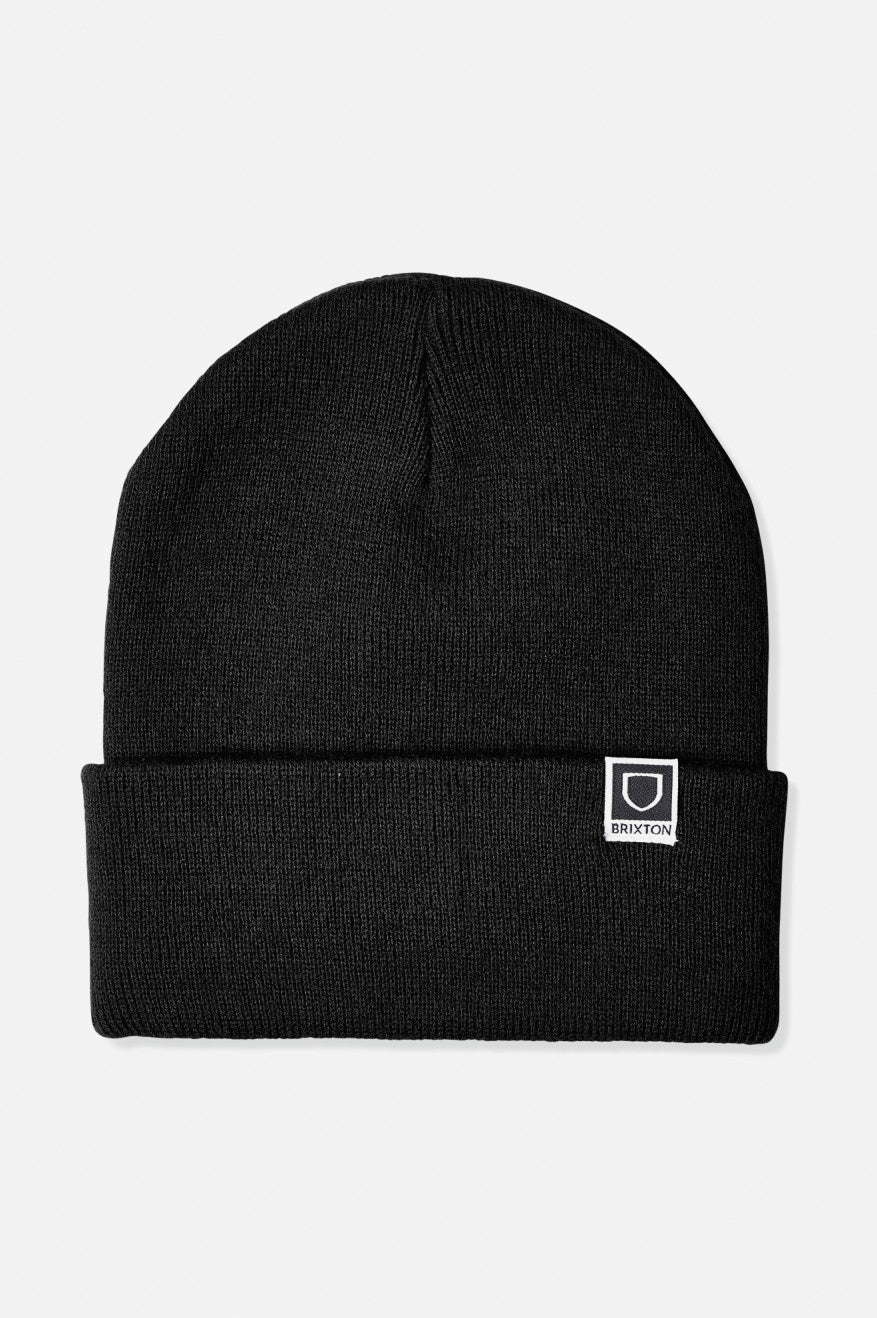 Men's Brixton Harbor Beta Watch Cap Beanie Black | 0672TEXMO