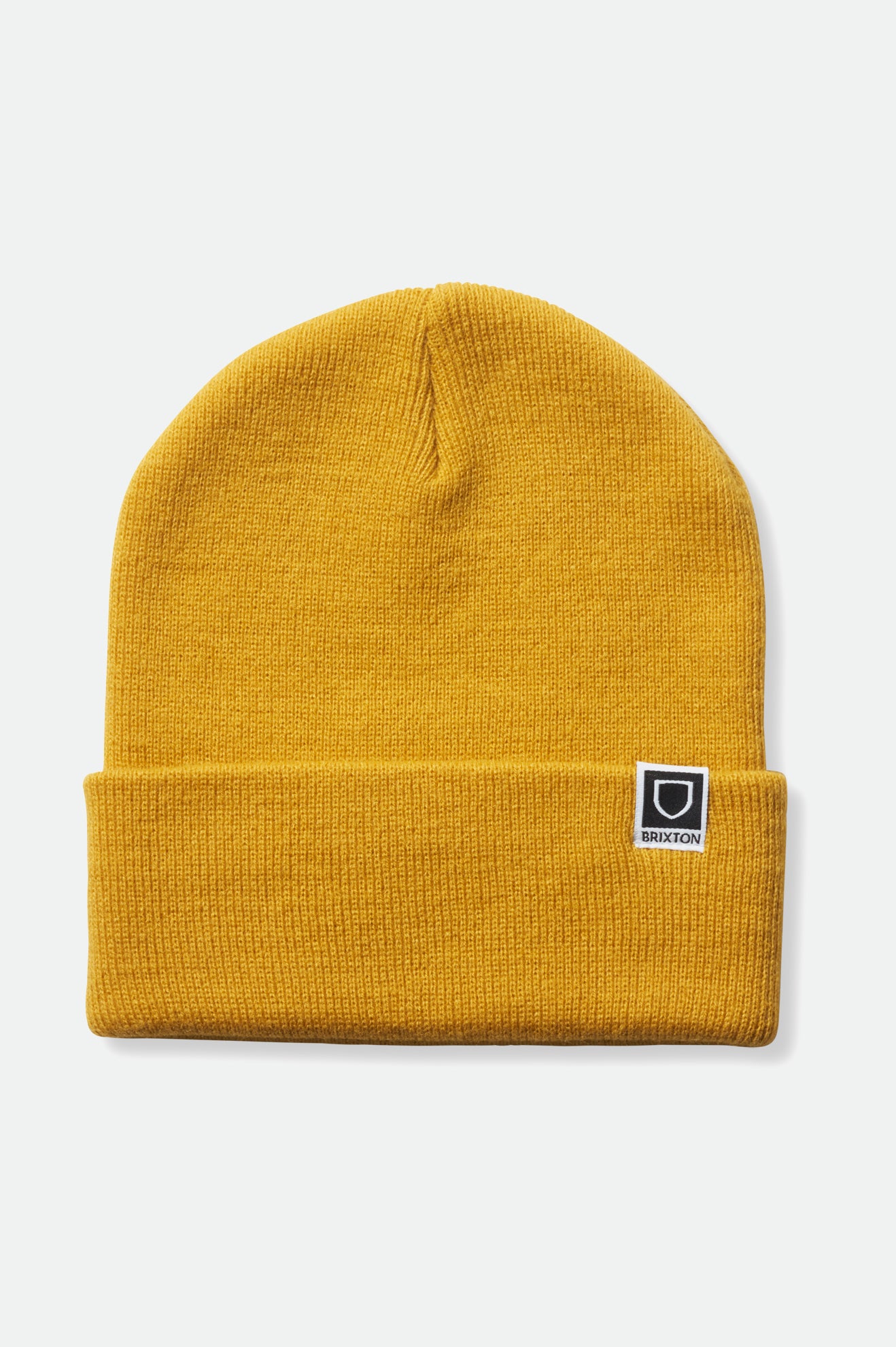 Men's Brixton Harbor Beta Watch Cap Beanie Mustard | 3816SZAOD