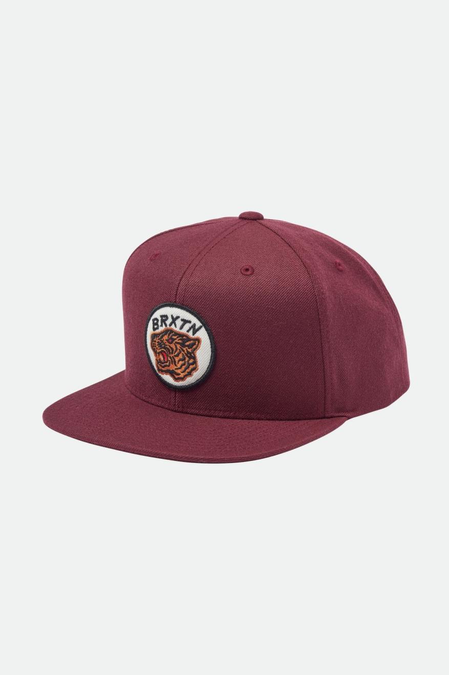 Men's Brixton Kit MP Caps Red | 8496RTOQS