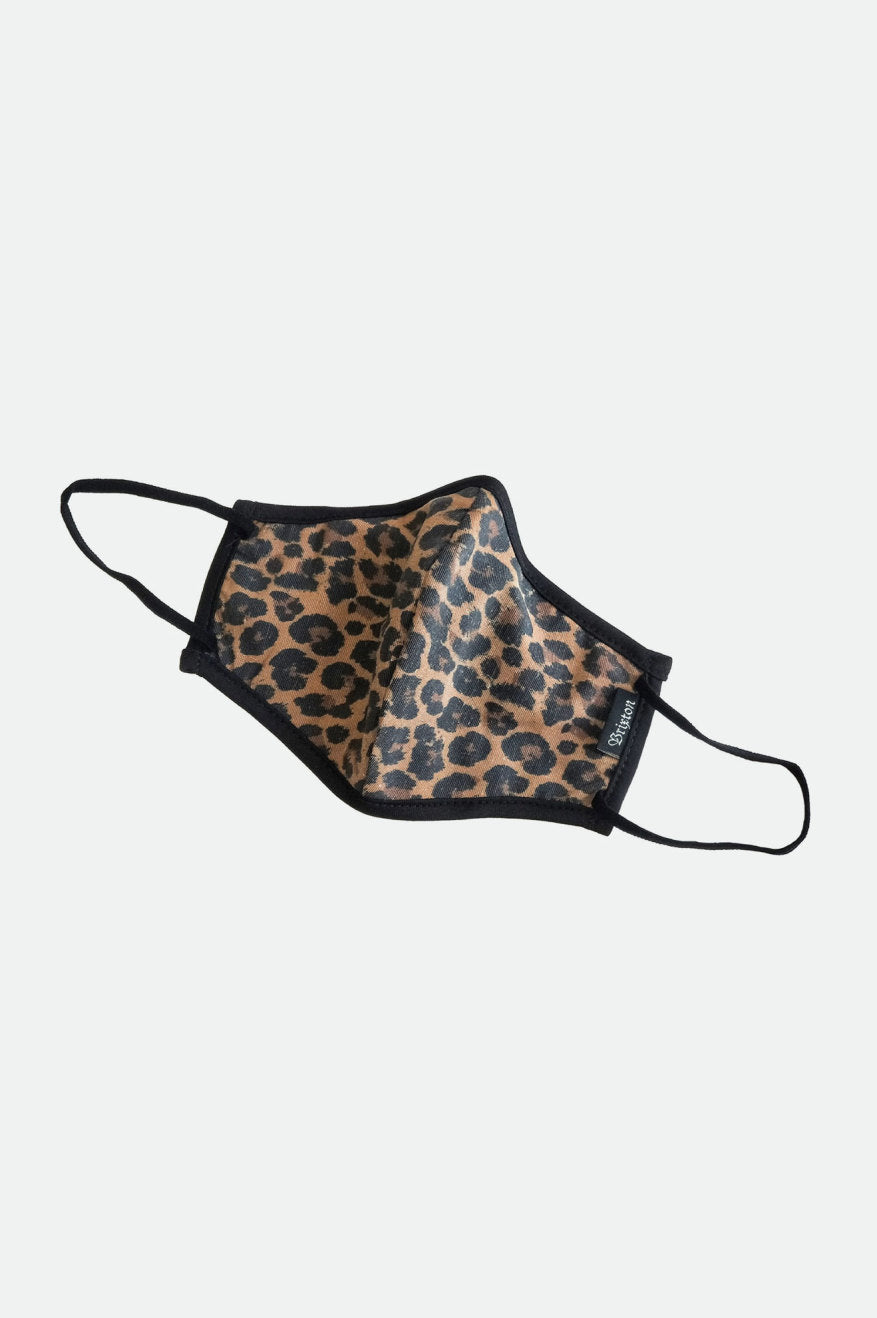 Unisex Brixton Antimicrobial 4-Way Stretch Face Masks Leopard | 7098QNHZF