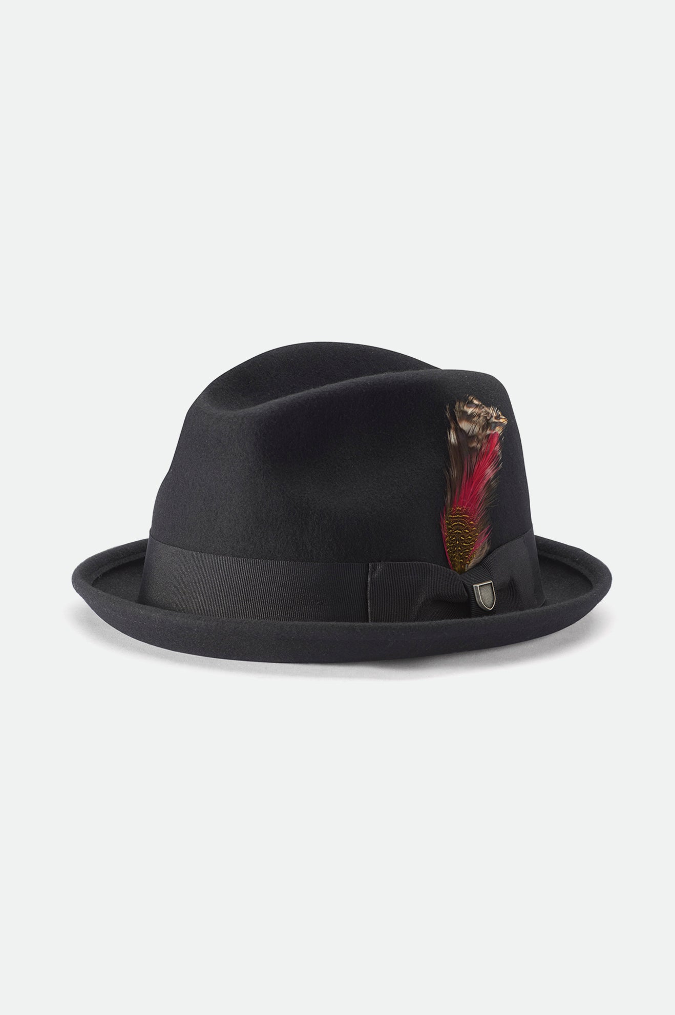 Women's Brixton Gain Fedora Fedoras Black | 3294LPQCT