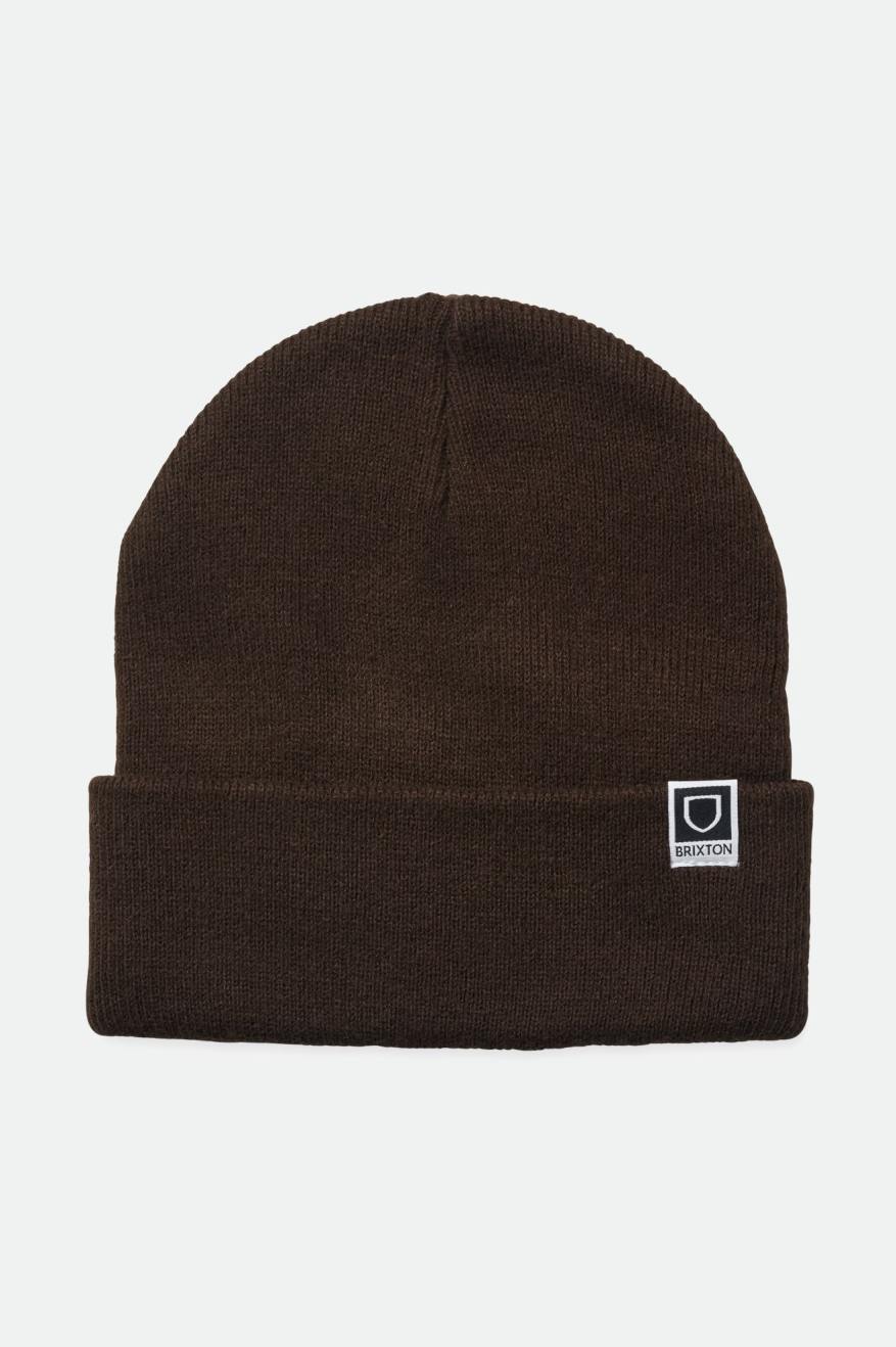 Women's Brixton Harbor Beta Watch Cap Beanie Deep Brown | 3049KJIWS