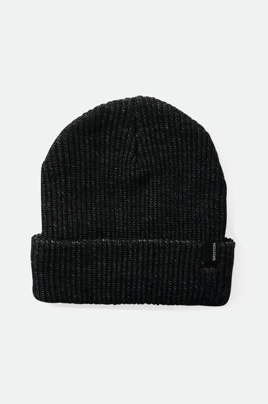 Women's Brixton Heist Beanie Black / Beige | 5789ZBAOT