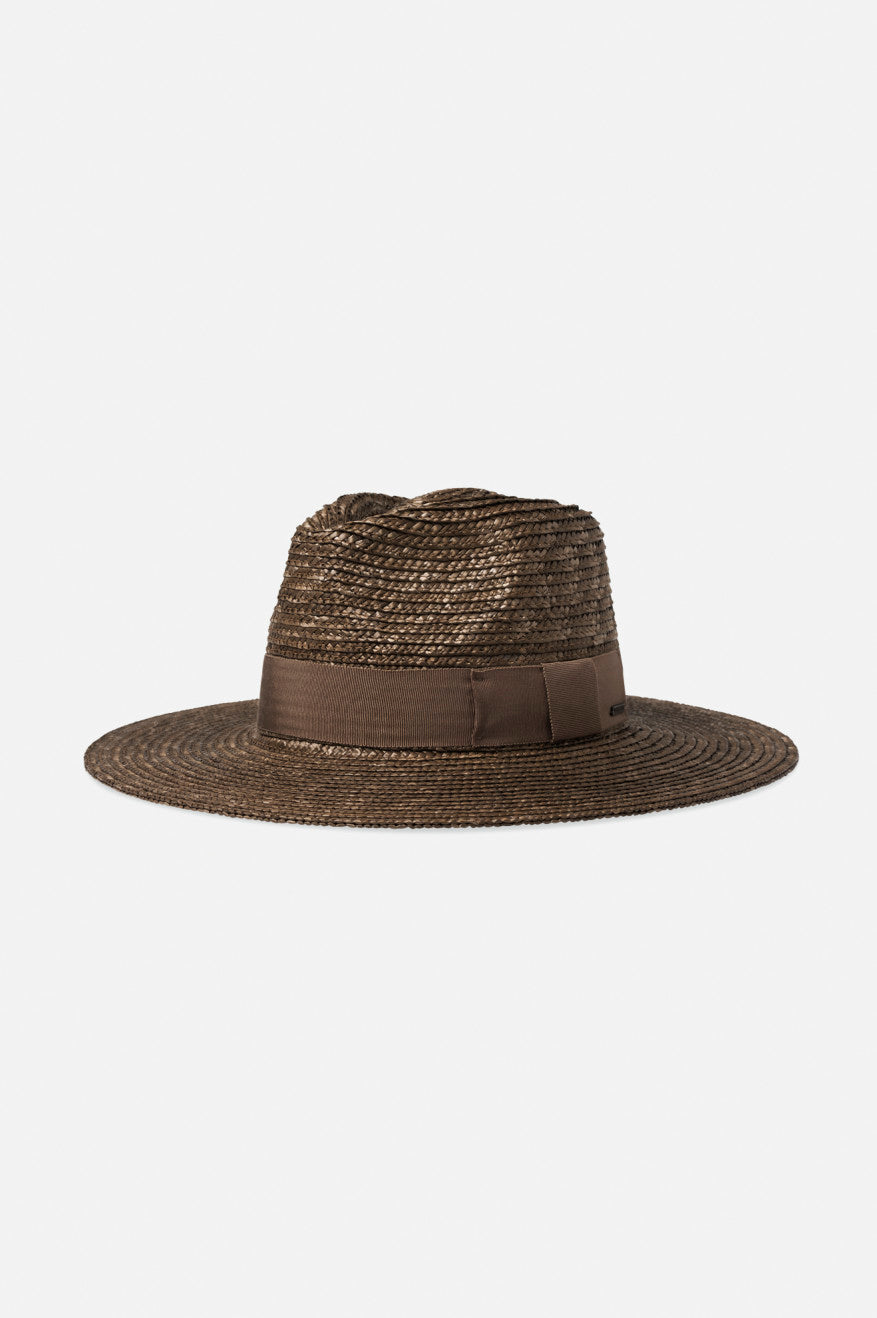 Women's Brixton Joanna Straw Hats Brown | 4635SNMWR