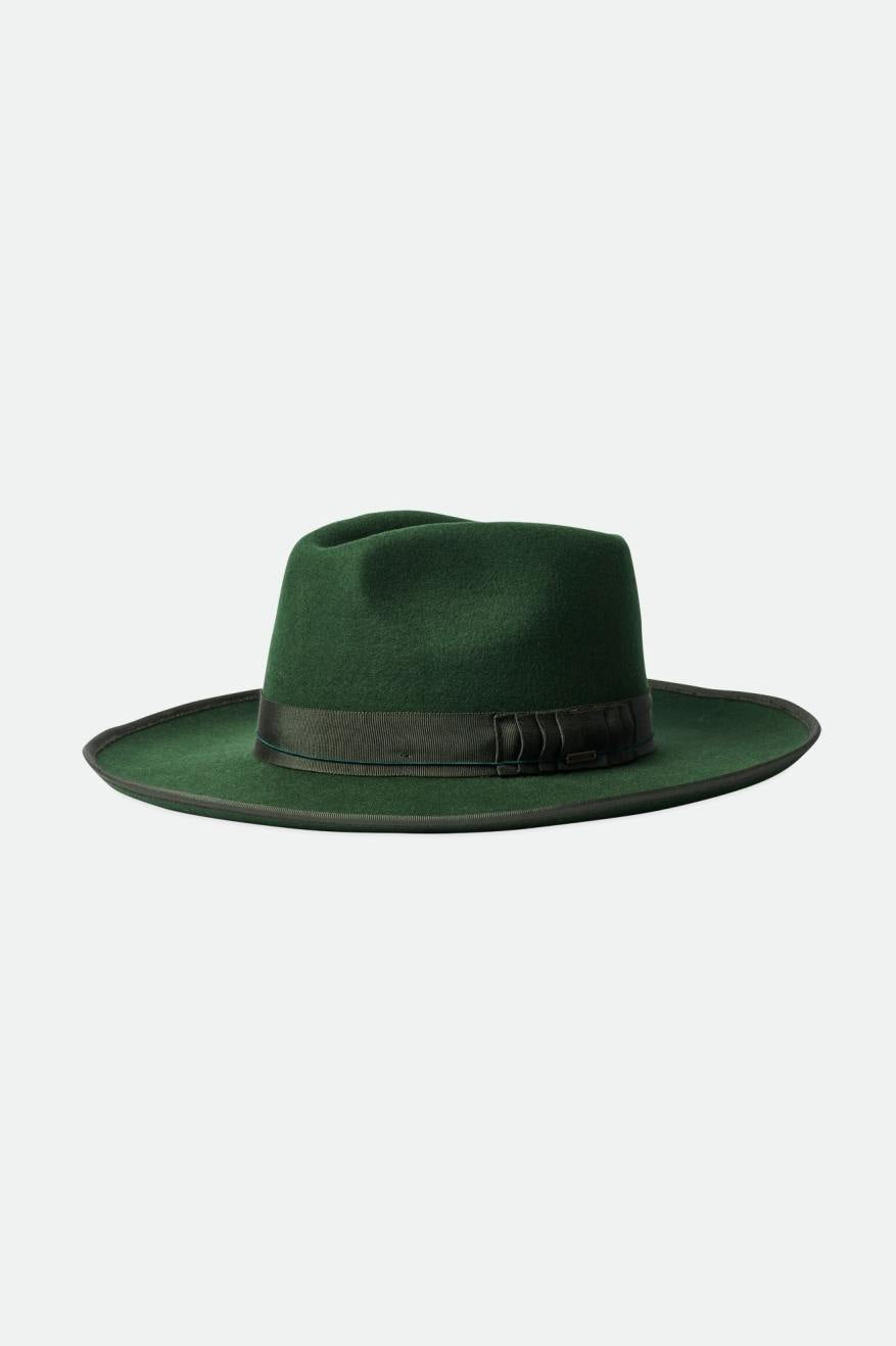 Women's Brixton Reno Fedora Fedoras Green | 9302HRMYN