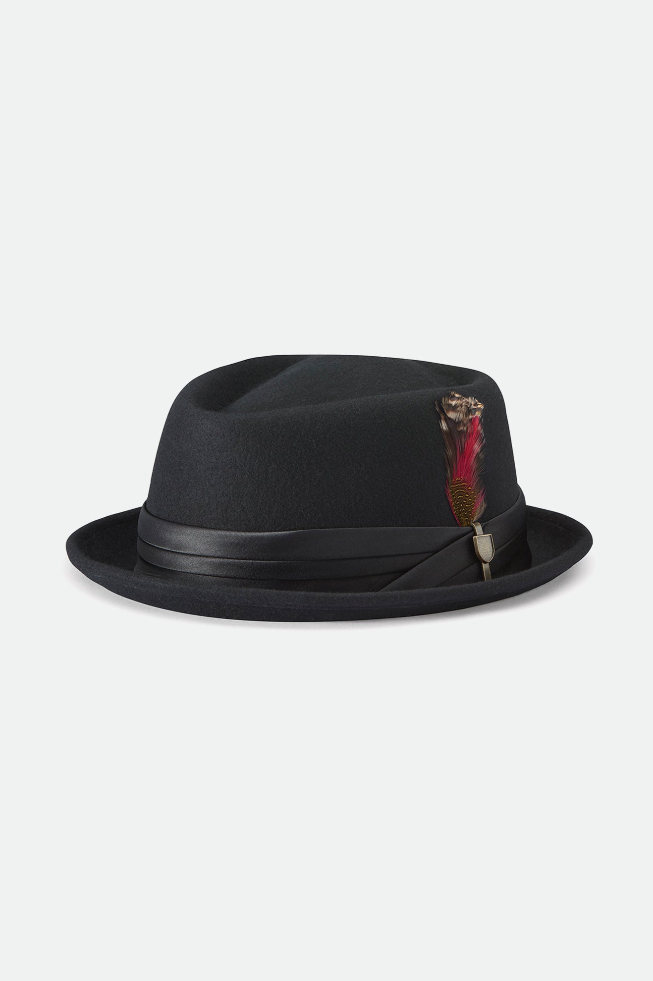 Women's Brixton Stout Pork Pie Hats Black | 4270ZJWXU