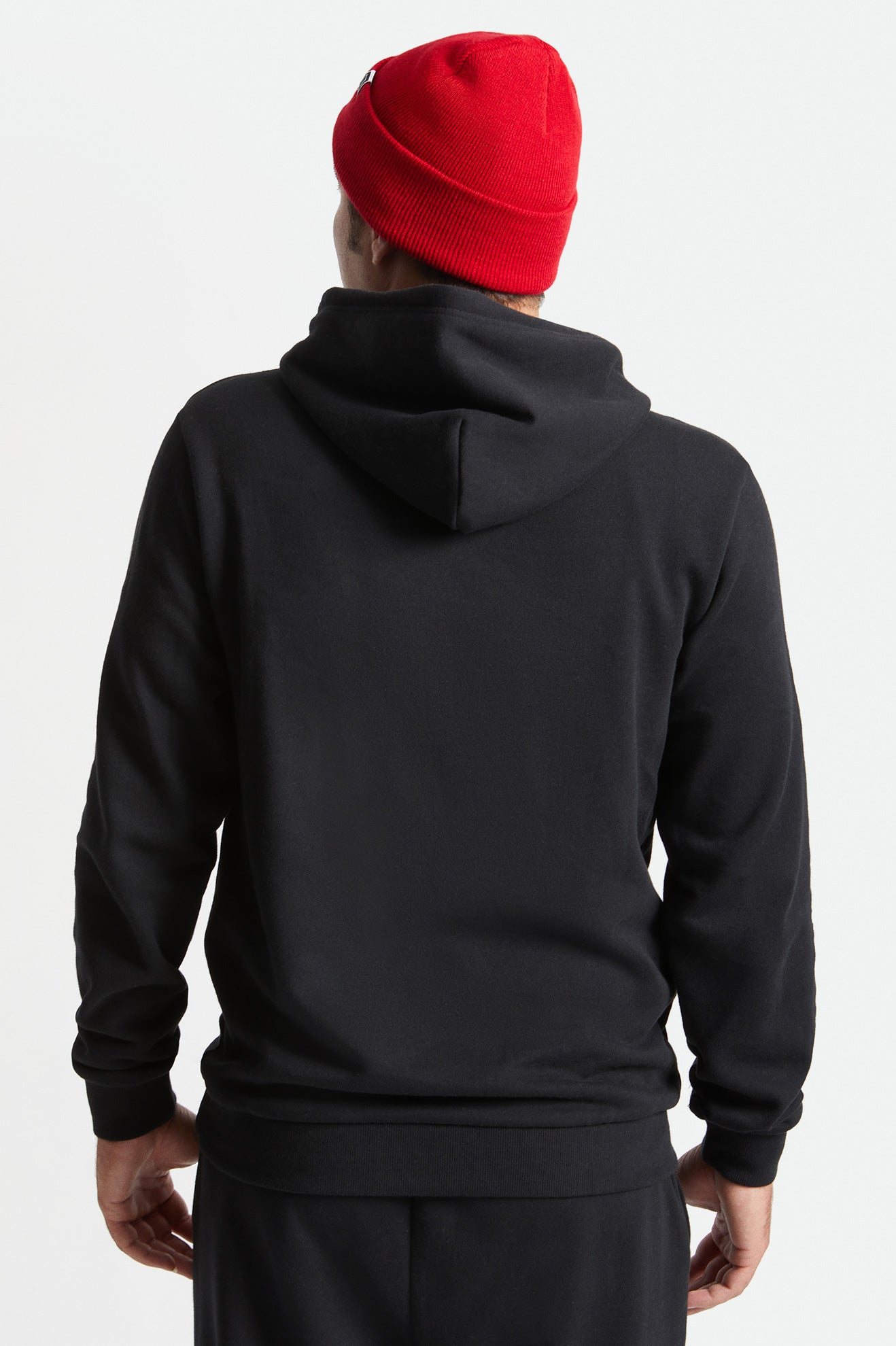 Men's Brixton Alton Hoodie Black | 8574GJWIS