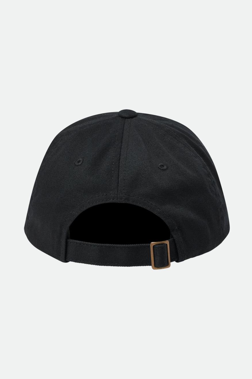 Men's Brixton Alton LP Cap Caps Black / White | 9153SHWTQ