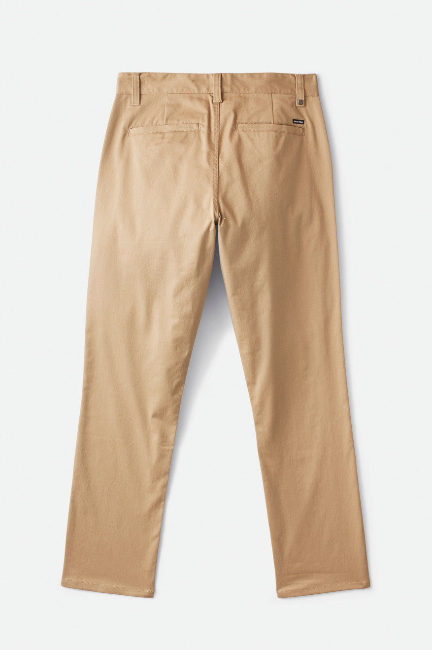 Men's Brixton Choice Chino Pants Khaki | 1057ORJYQ