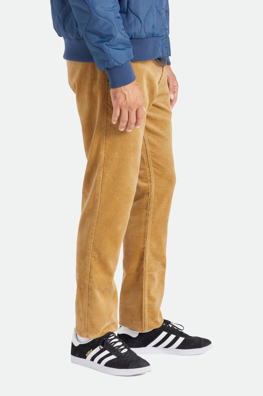 Men's Brixton Choice Chino Regular Pants Khaki | 9601AVJUR