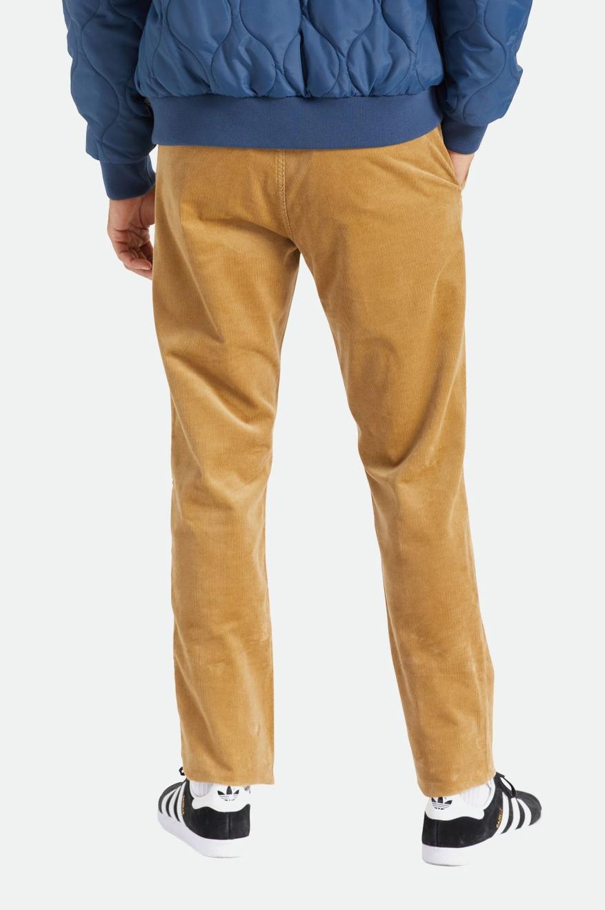 Men's Brixton Choice Chino Regular Pants Khaki | 9601AVJUR