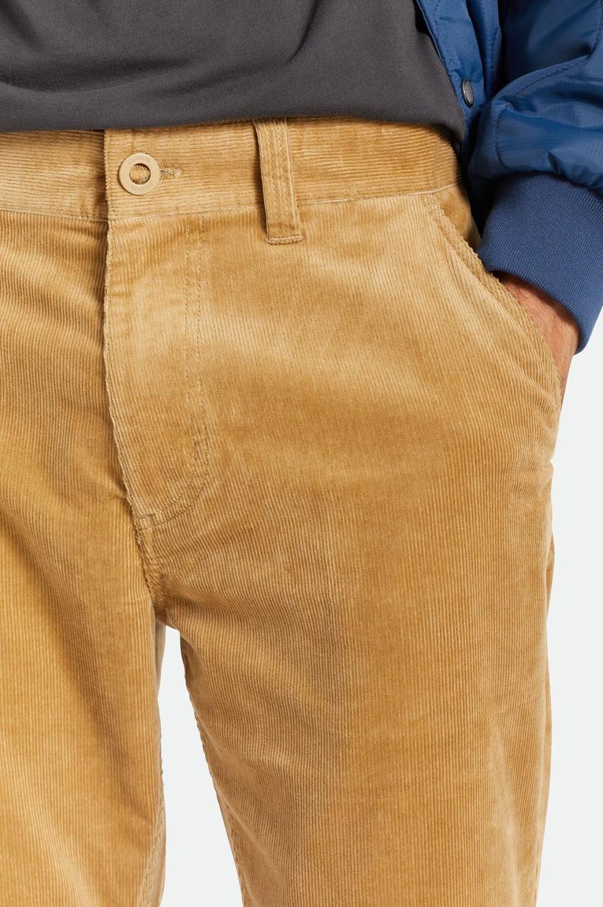 Men's Brixton Choice Chino Regular Pants Khaki | 9601AVJUR