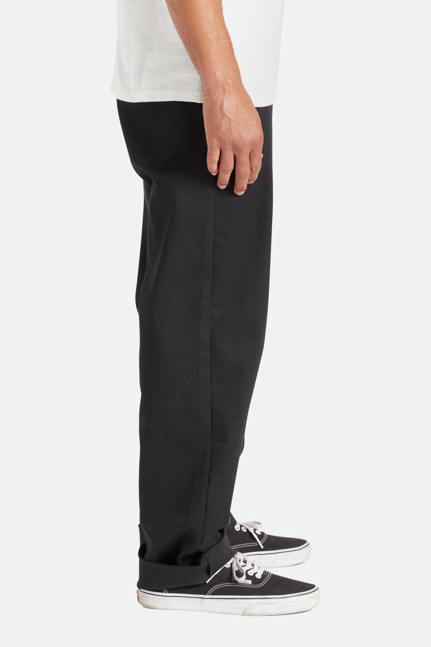 Men's Brixton Choice Chino Relaxed Pants Black | 2598SZYXK