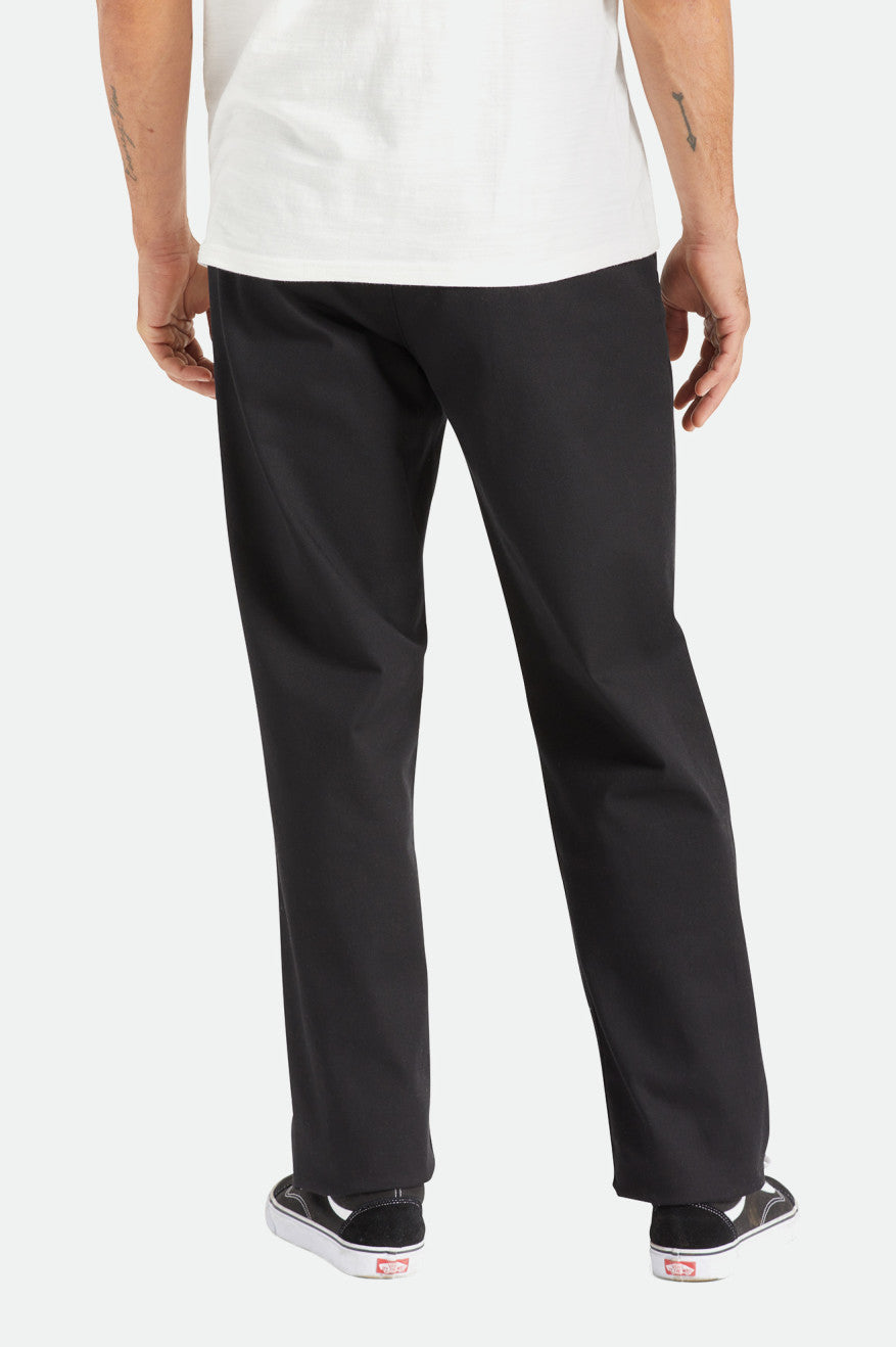 Men's Brixton Choice Chino Relaxed Pants Black | 2598SZYXK