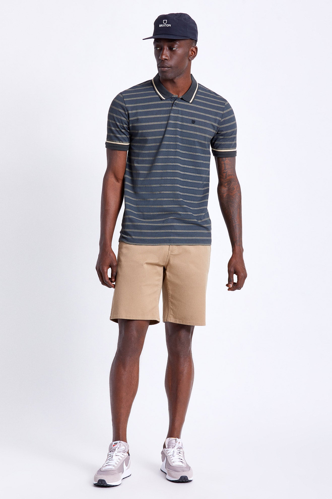 Men's Brixton Choice Chino Shorts Khaki | 2745DTEZY