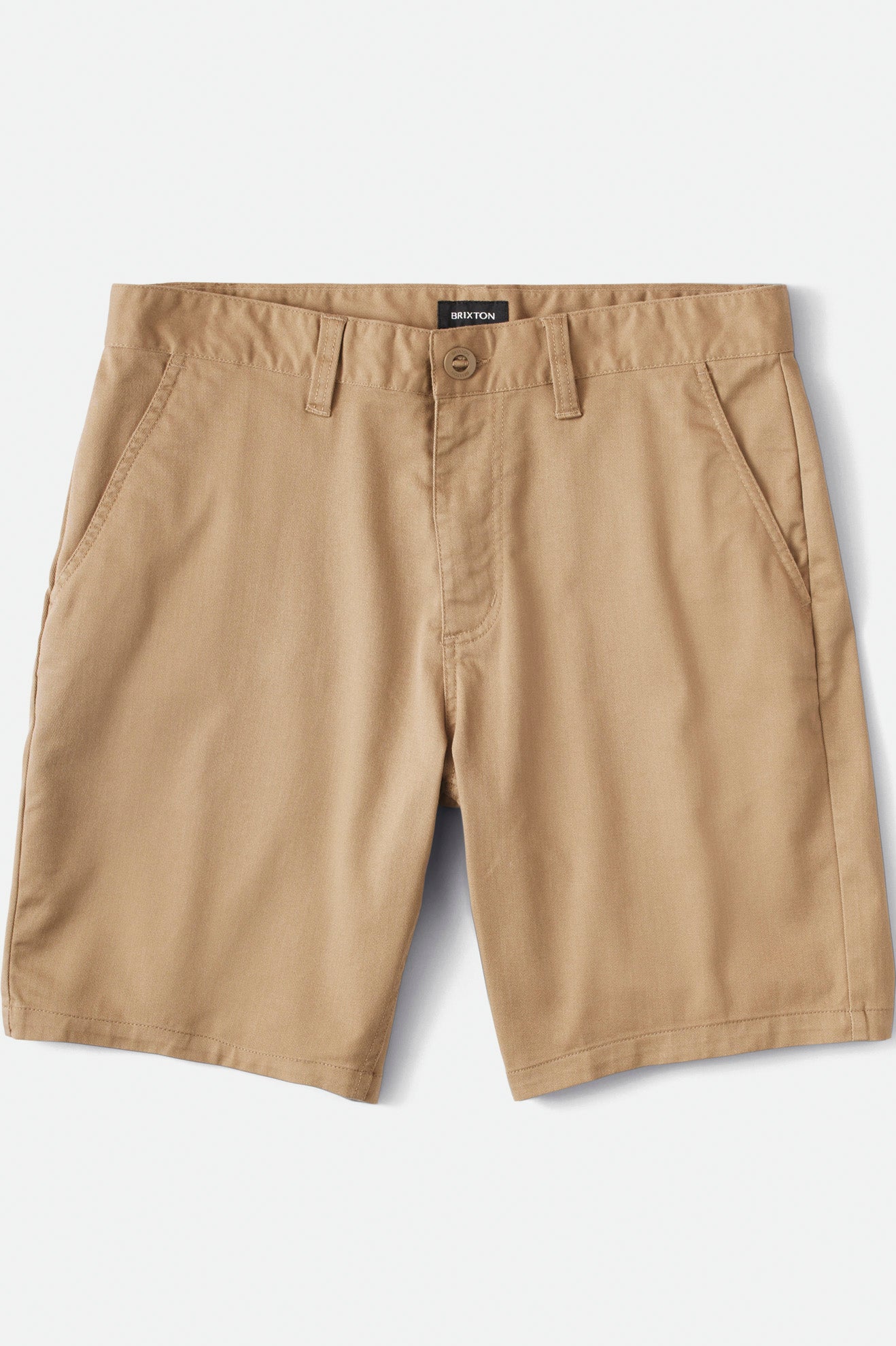 Men's Brixton Choice Chino Shorts Khaki | 2745DTEZY