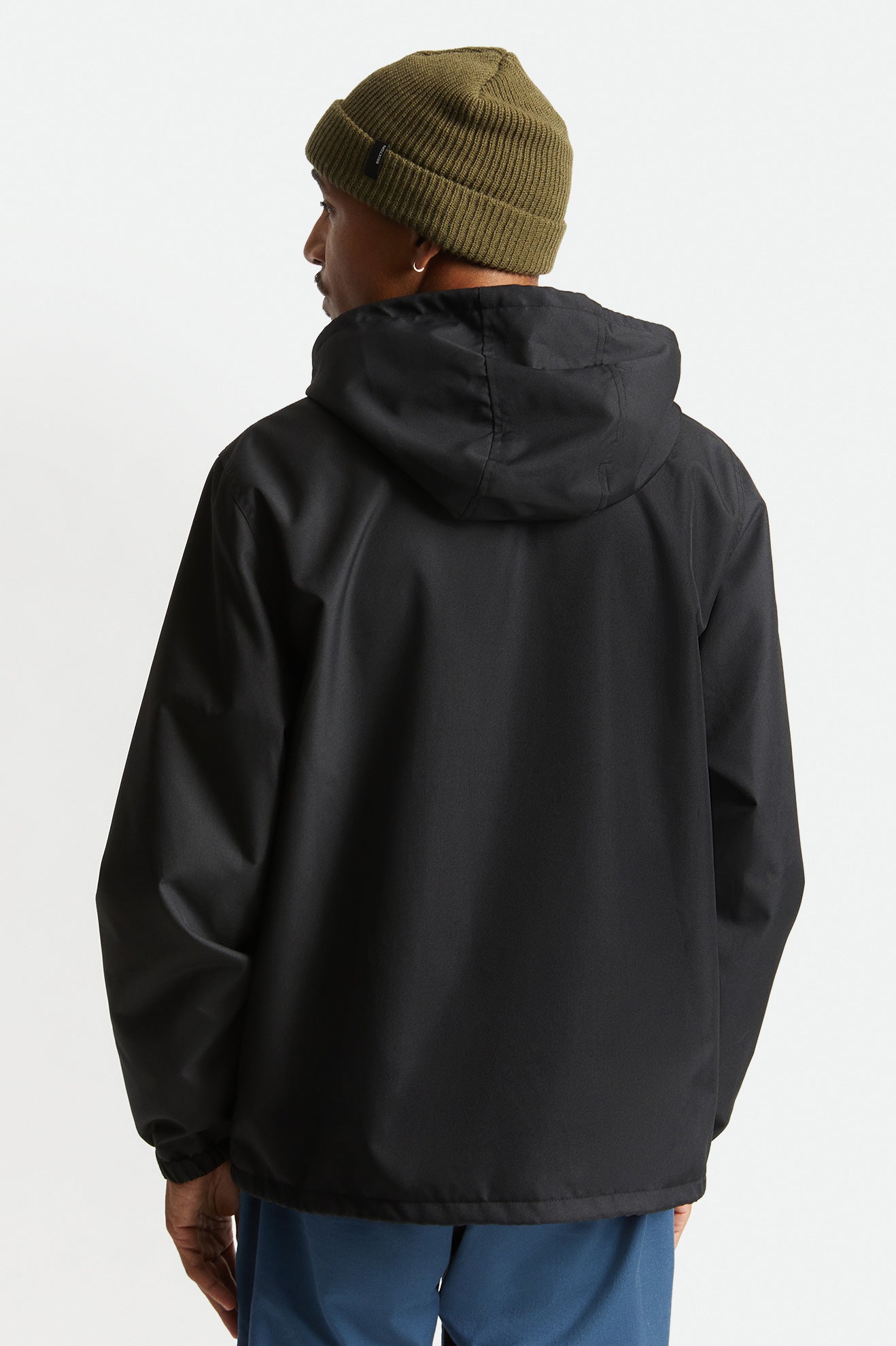 Men's Brixton Claxton Beta Zip Jackets Black | 5817JXBMP