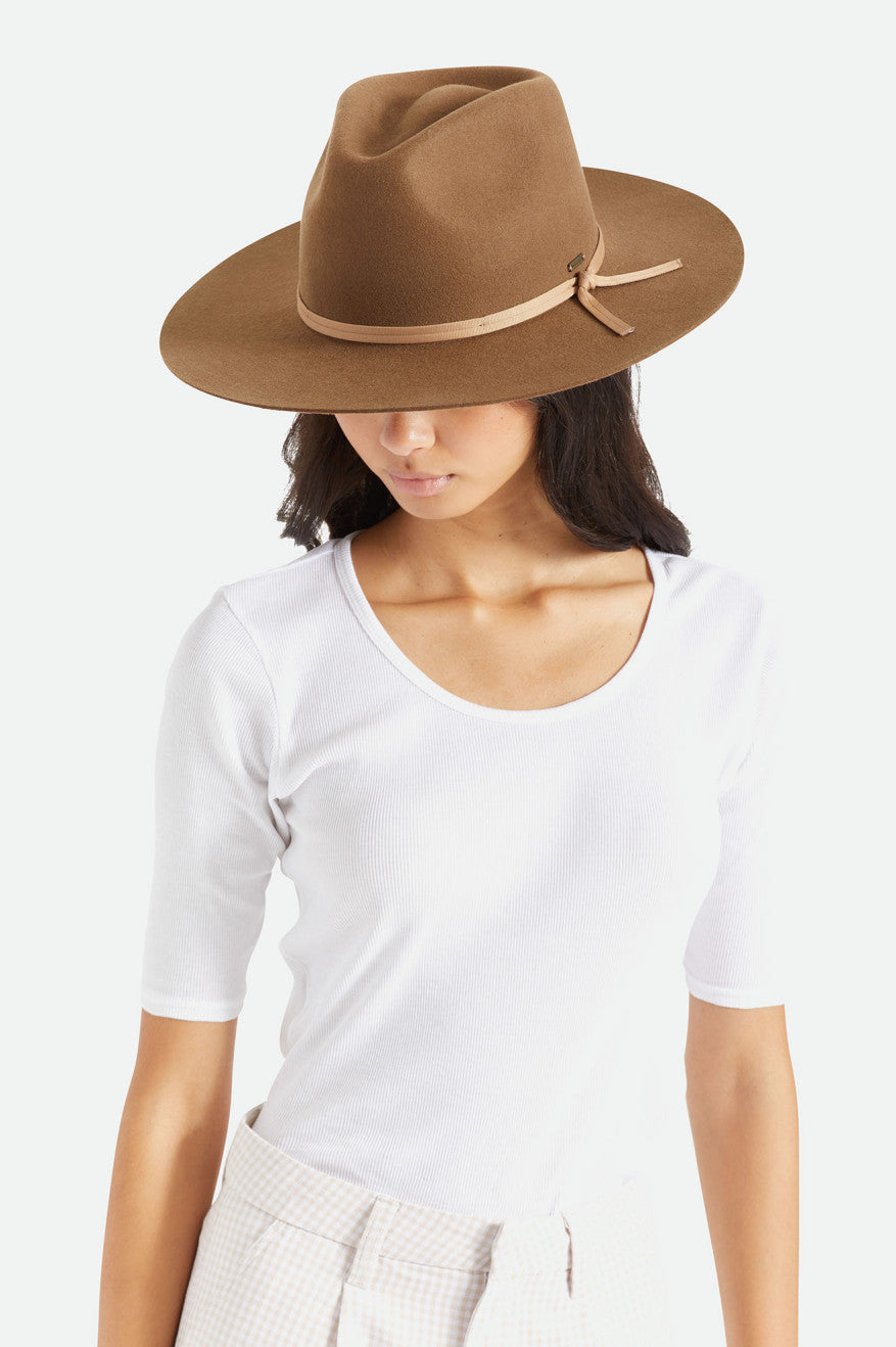 Men's Brixton Cohen Cowboy Hats Beige | 5387RGWAH