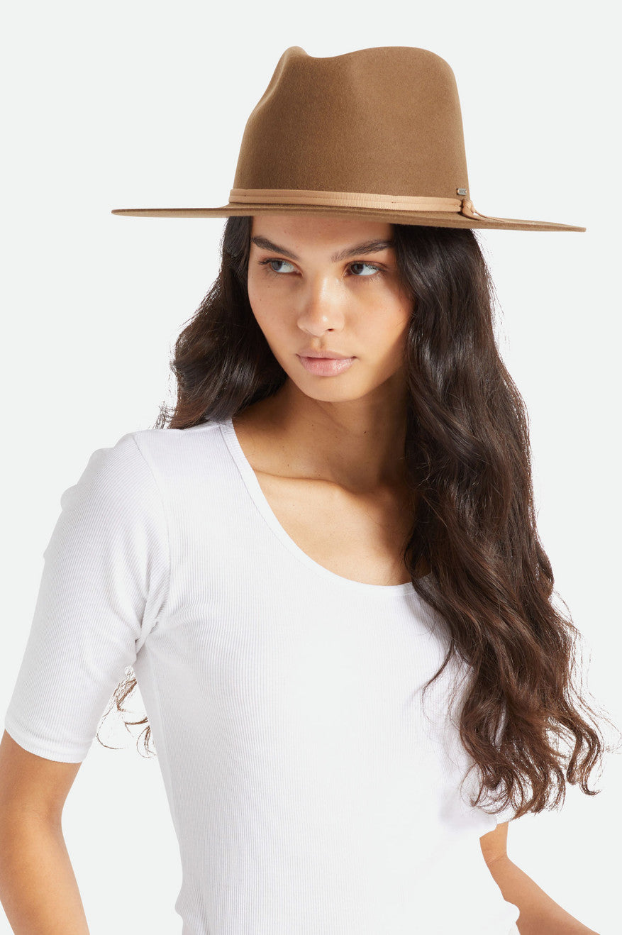 Men's Brixton Cohen Cowboy Hats Beige | 5387RGWAH