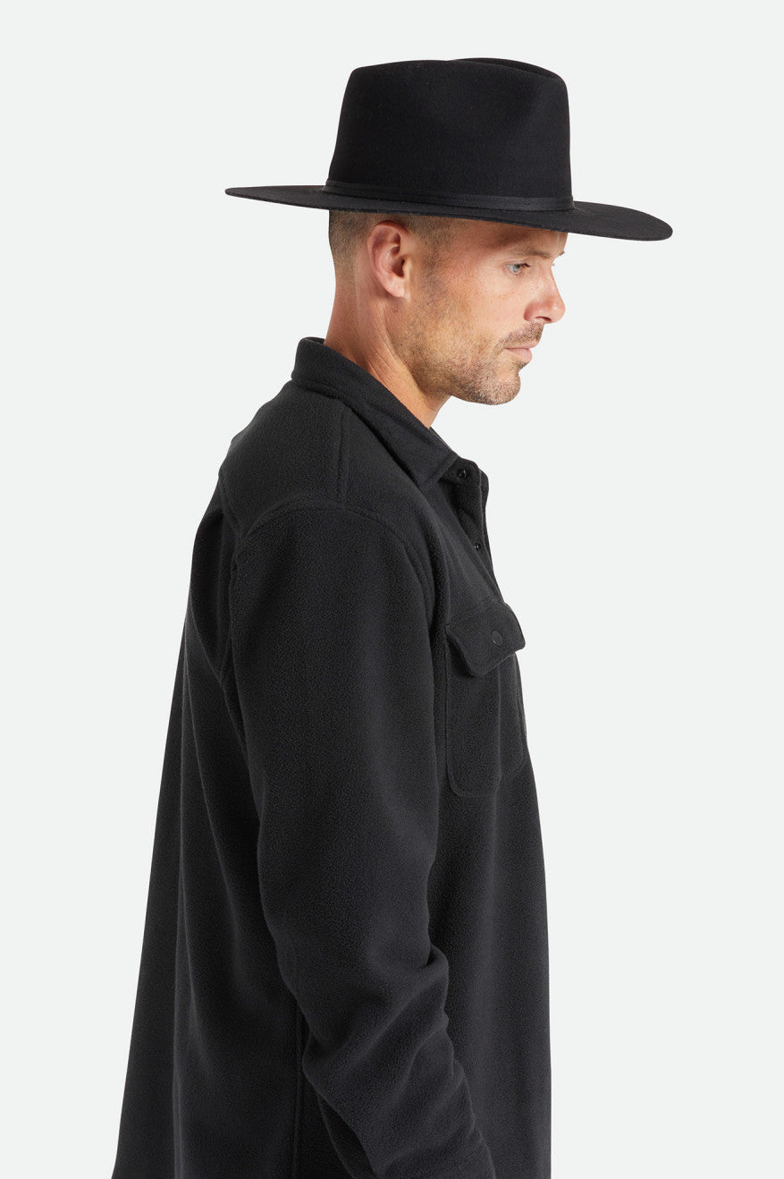 Men's Brixton Cohen Cowboy Hats Black | 4637JBNFU