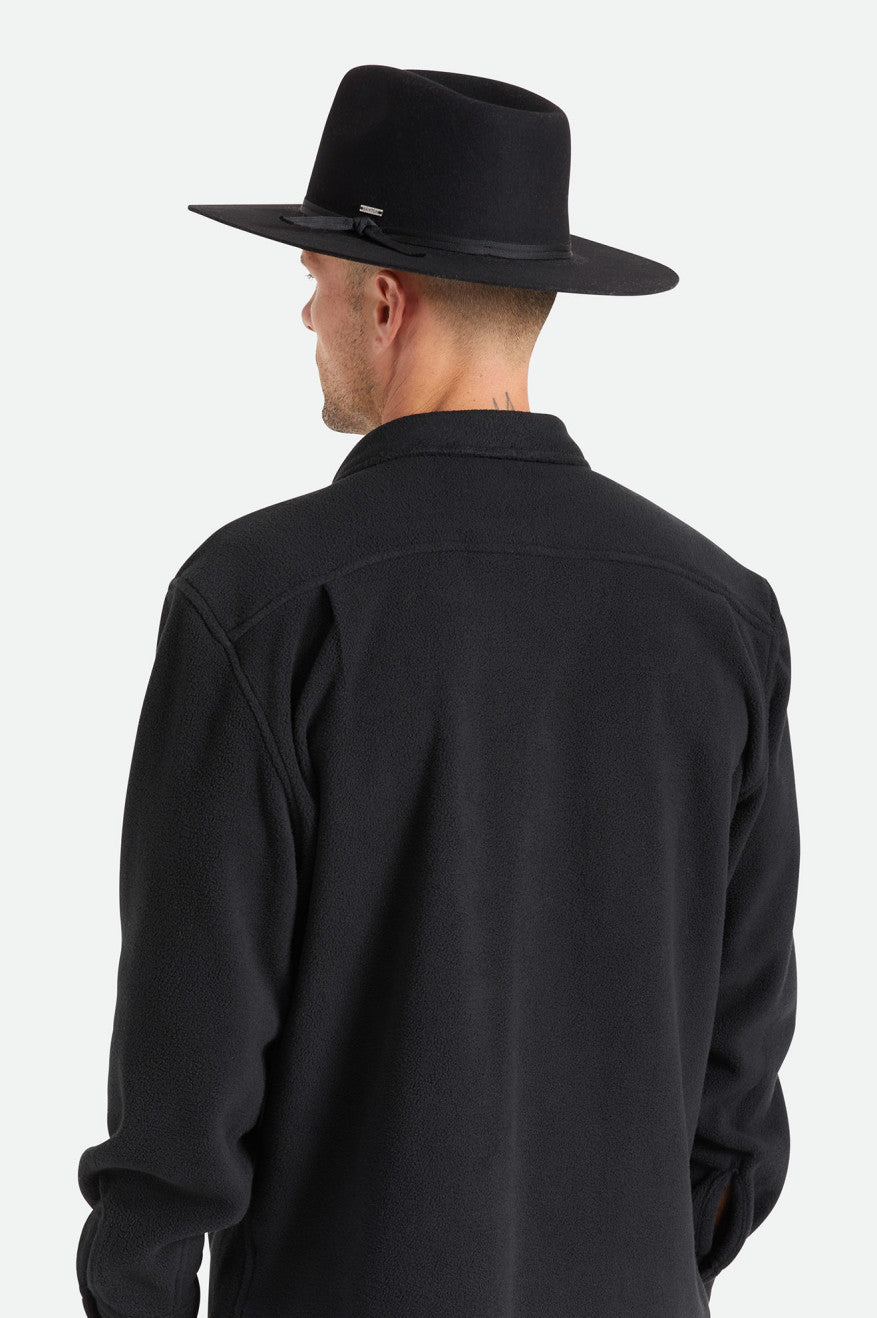 Men's Brixton Cohen Cowboy Hats Black | 4637JBNFU