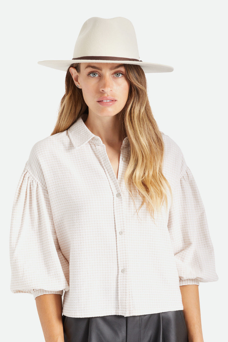 Men's Brixton Cohen Cowboy Hats White | 5620COXUY