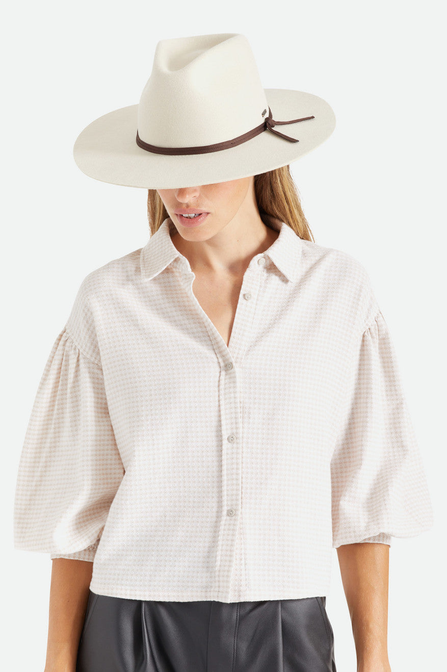 Men's Brixton Cohen Cowboy Hats White | 5620COXUY