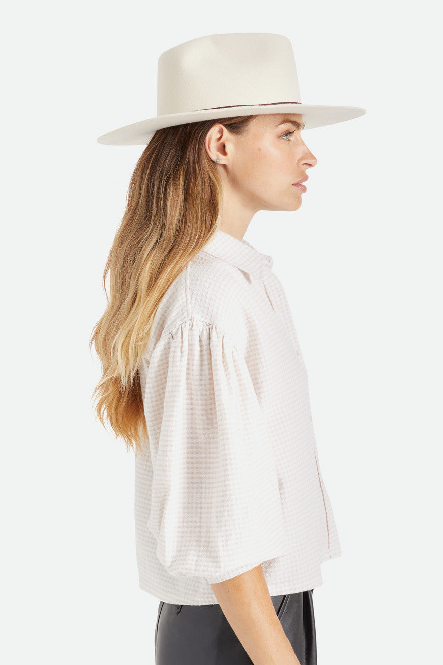 Men's Brixton Cohen Cowboy Hats White | 5620COXUY