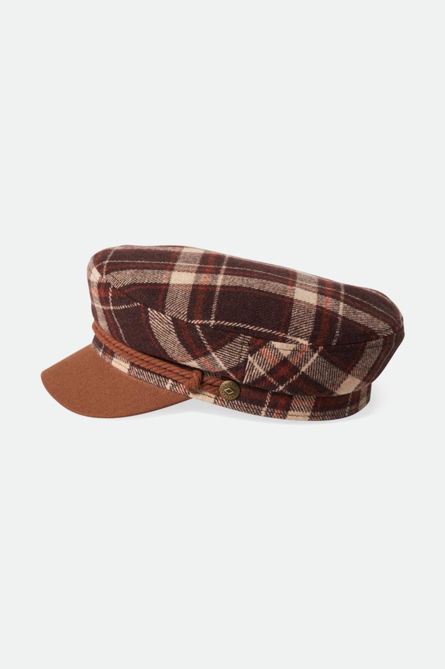 Men's Brixton Fender Jaguar Fiddler Hats Brown | 7538ULDQM