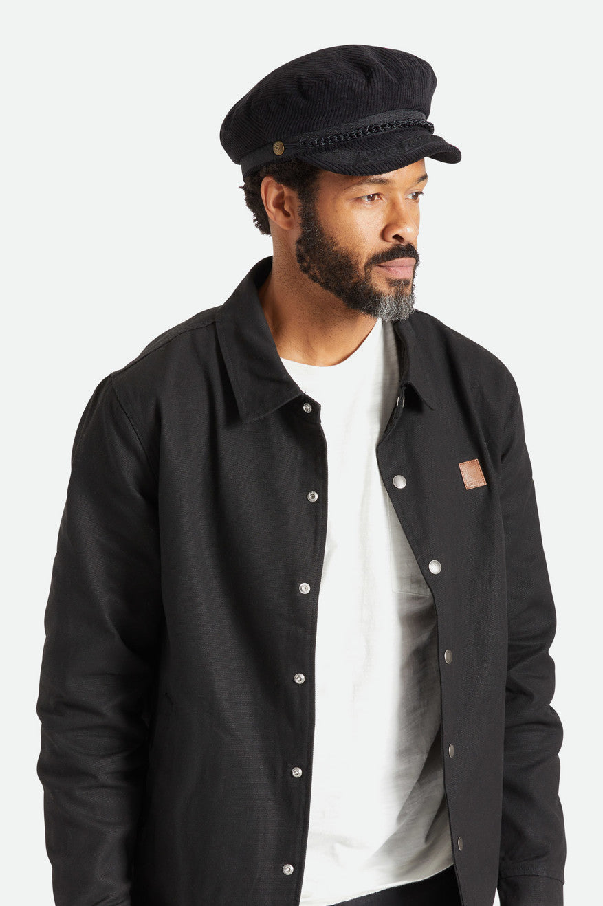 Men's Brixton Fiddler Reserve Hats Black | 1764AEDYJ