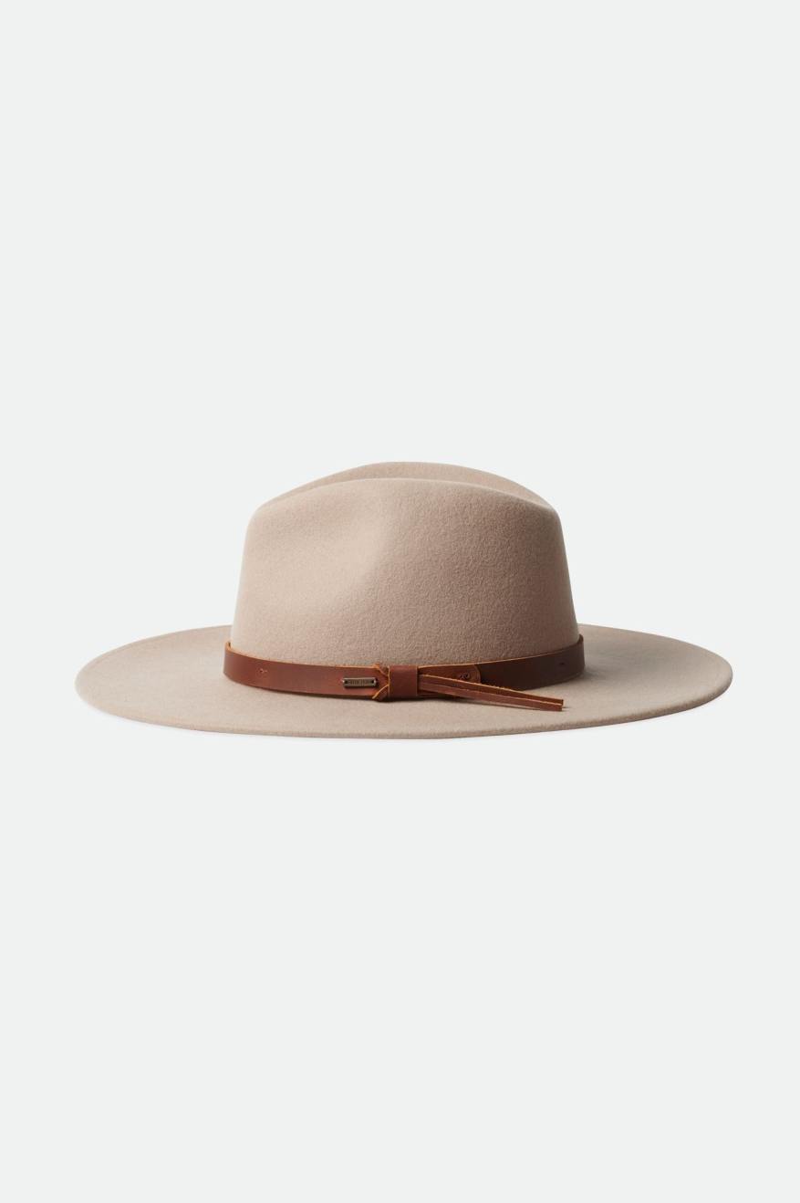 Men's Brixton Field Proper Hats White | 9207GEAIN