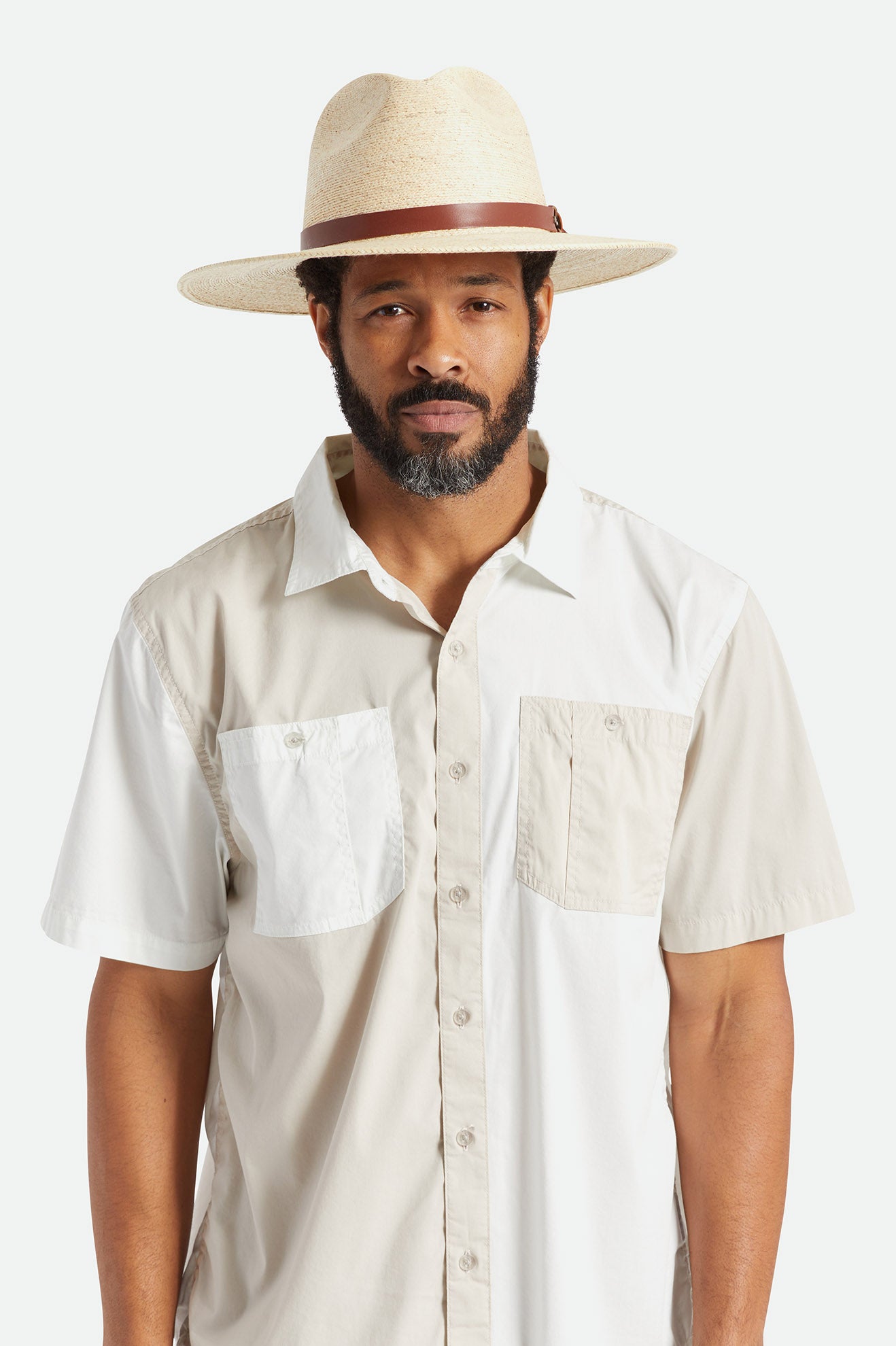 Men's Brixton Field Proper Straw Hats Beige | 9215SPQJG