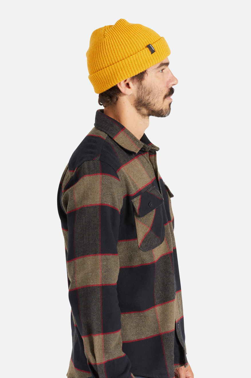 Men's Brixton Heist Beanie Mustard | 6819RSBWY