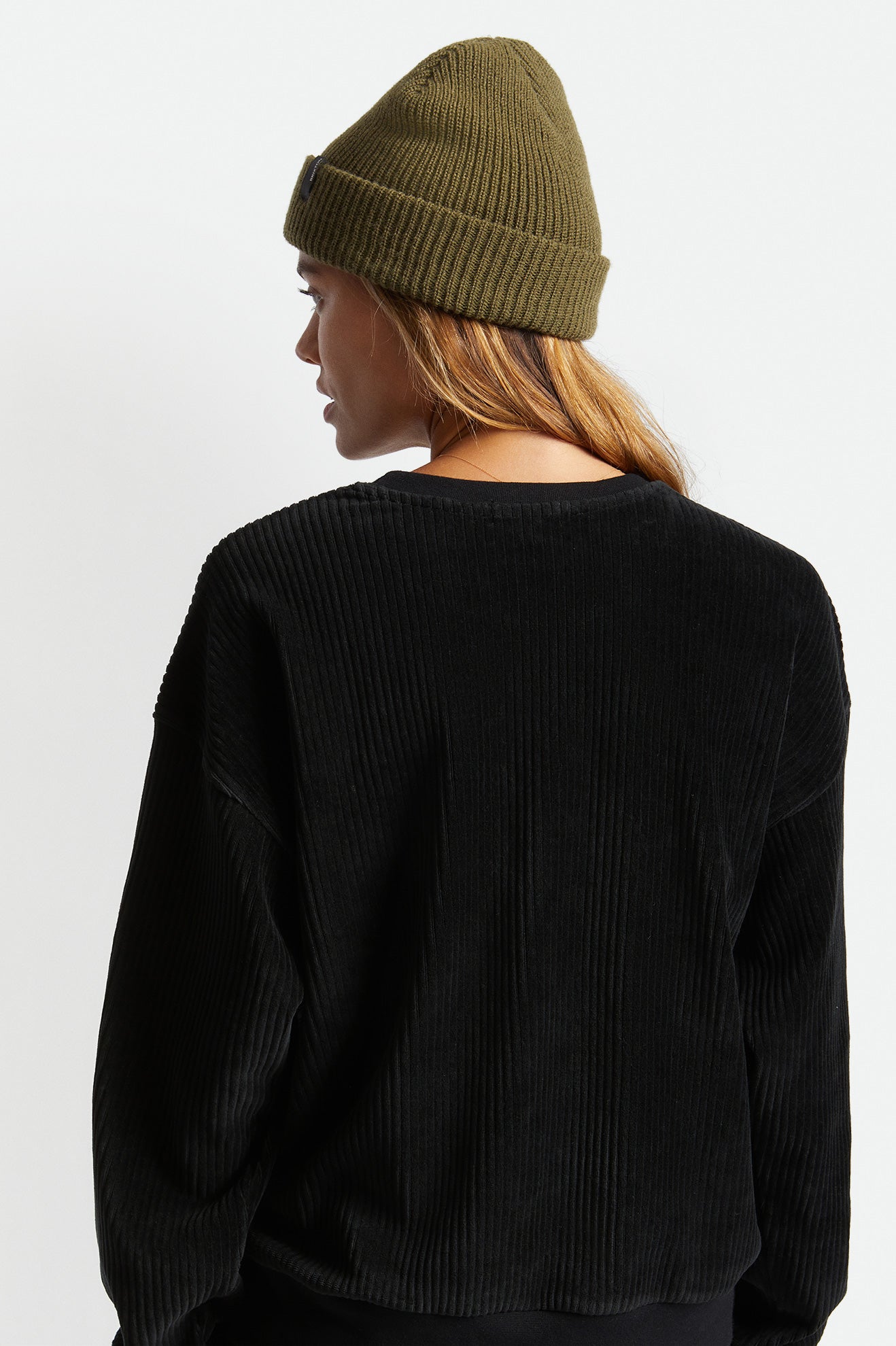 Men's Brixton Heist Beanie Olive | 1829UWQVY