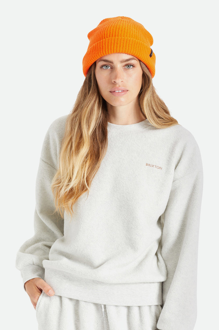 Men's Brixton Heist Beanie Orange | 1023GROLU