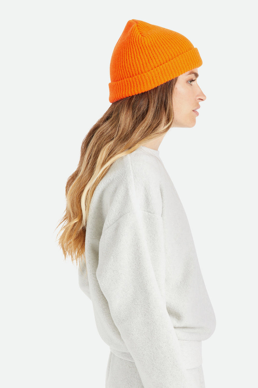 Men's Brixton Heist Beanie Orange | 1023GROLU