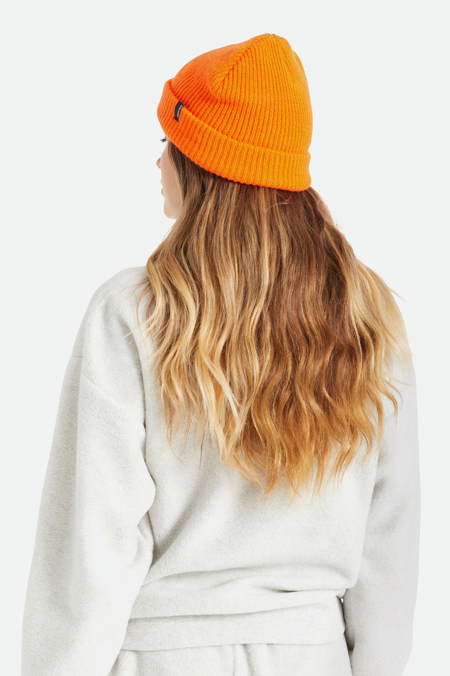 Men's Brixton Heist Beanie Orange | 1023GROLU