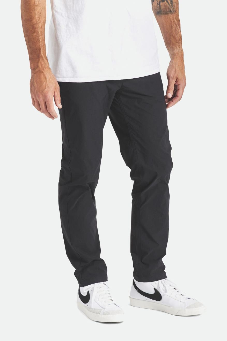 Men's Brixton Knox Utility Slim Pants Black | 3156YIHKE