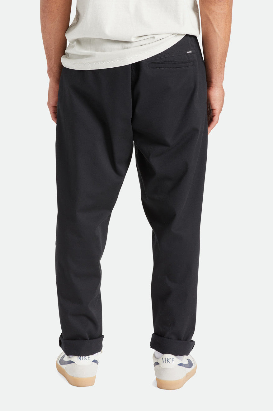 Men's Brixton Medina Pants Black | 9845BLIXC