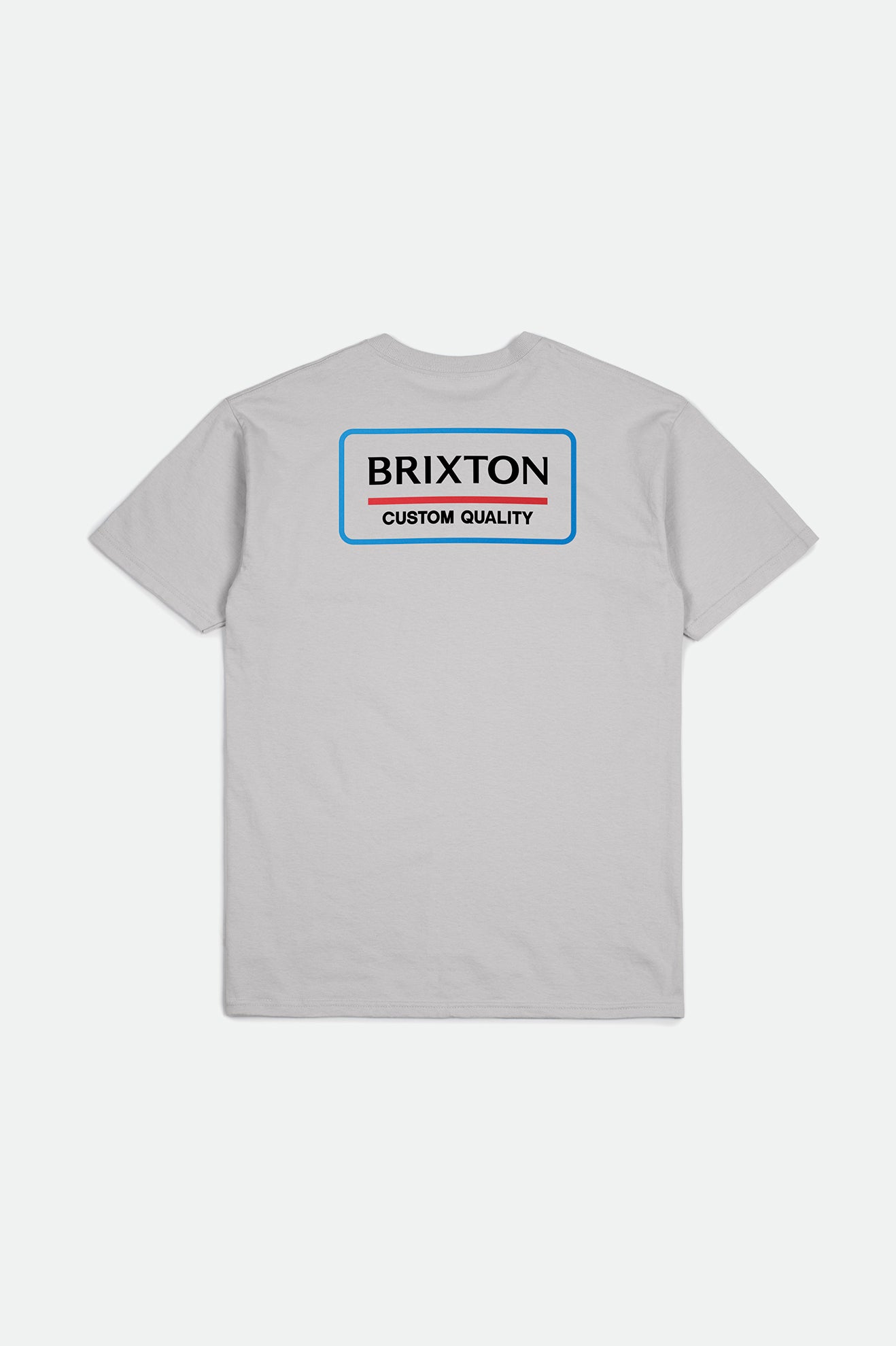 Men's Brixton Palmer Proper S/S Standard Tops Silver | 9360YULKR