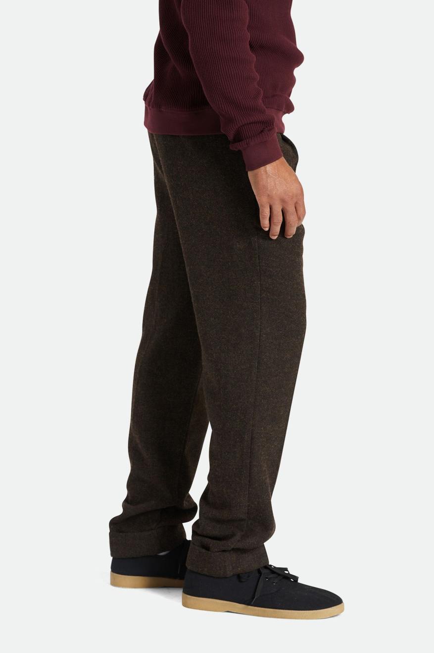 Men's Brixton Regent Reserve Trouser Pants Brown | 3264EFUOJ