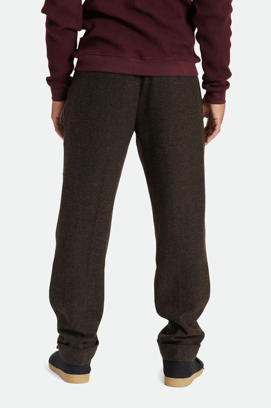 Men's Brixton Regent Reserve Trouser Pants Brown | 3264EFUOJ