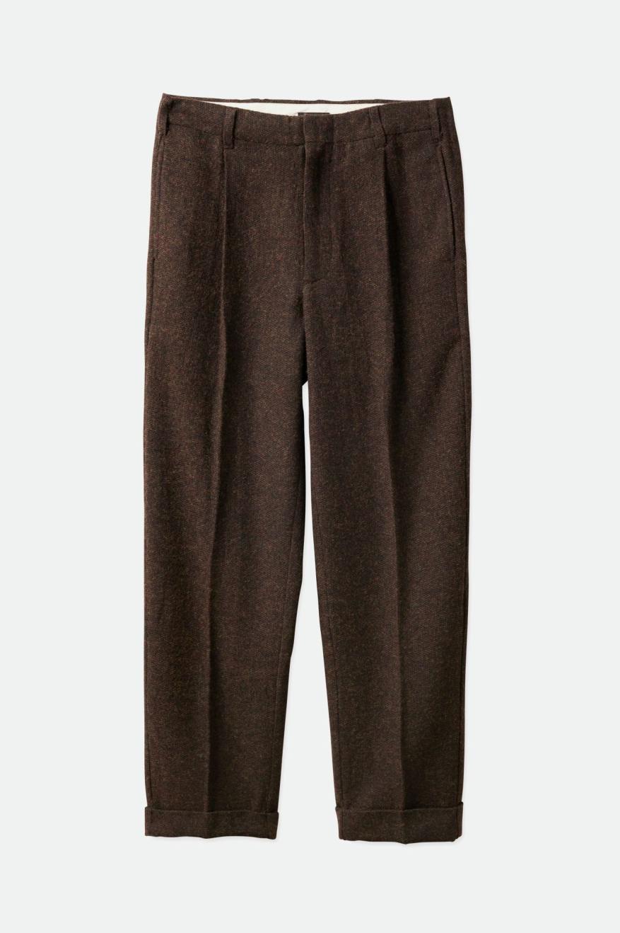 Men's Brixton Regent Reserve Trouser Pants Brown | 3264EFUOJ