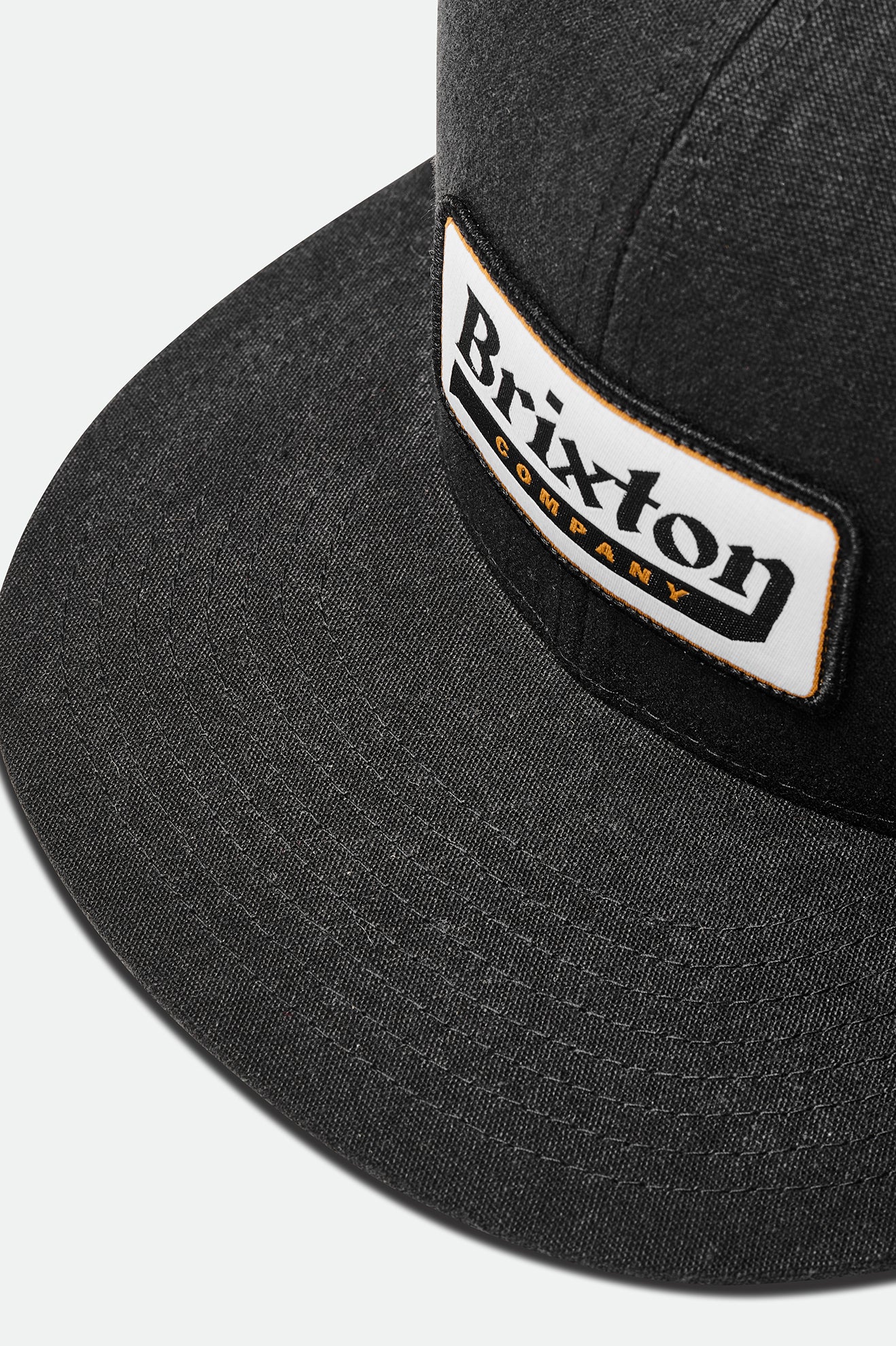 Men's Brixton Steadfast HP Caps Black | 4716BYOEN