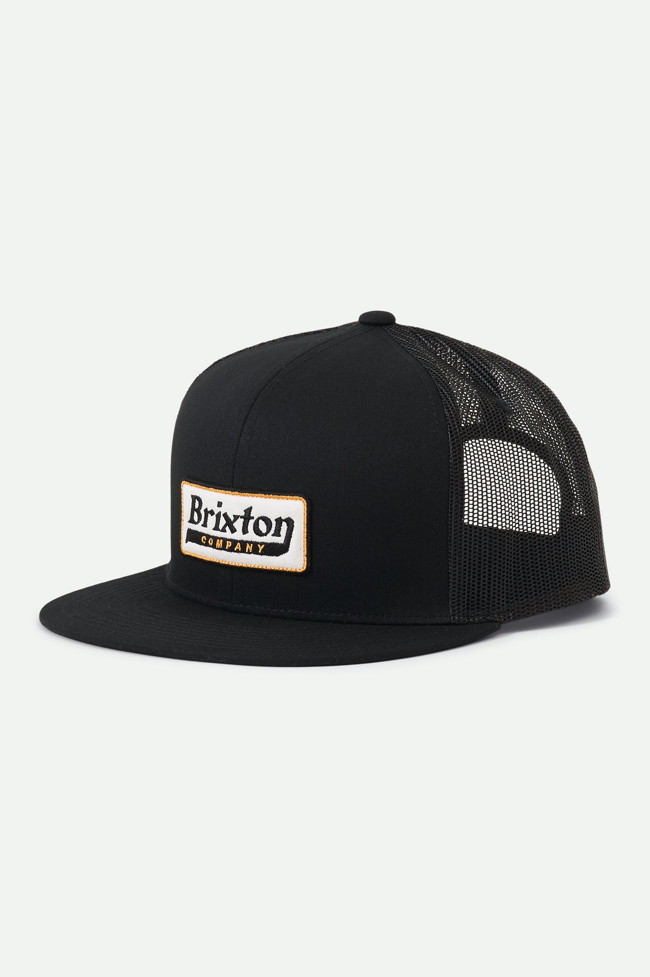 Men\'s Brixton Steadfast HP Mesh Cap Caps Black | 8602RKQME